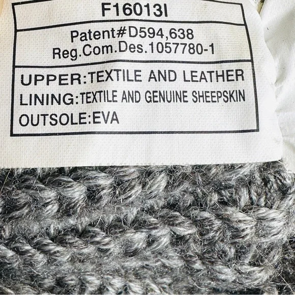 UGG Australia Cardy Classic 2 Button Knit Tall Sweater Boots 5819 Gray Women's 9 - Picture 10 of 12